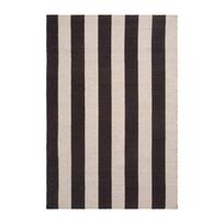 Rankų darbo juodos ir baltos spalvos iš vilnos mišinio kilimas 200x300 cm Sissel – Jotex