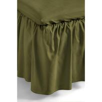 Khaki spalvos iš organiškos medvilnės lovatiesė 90x200 cm Zack – Jotex