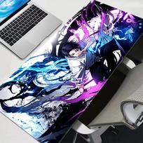HD Anime Purple Mouse Pads Yuta Okkotsu Gaming Keyboard Rug Laptop Mousepad PC J-Jujutsu Kaisen Gamer Cabinet Extended Desk Mat 30cmx60cm white