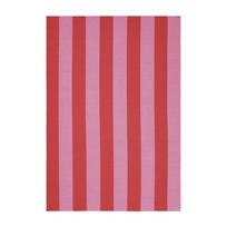 Rankų darbo raudonos spalvos/rožinės spalvos iš vilnos mišinio kilimas 80x200 cm Sissel – Jotex