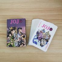 Cantao Anime animacinis filmas JoJos Keistas nuotykis Cosplay stalo žaidimų kortos kietu viršeliu pokerio žaislas Dovana su dėžute B white