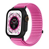 Nylon Sport Strap For Apple Watch Band 49mm Bracelet iWatch 38mm 40mm 10 9 8 7 6 5 4 SE Ultra 2 46mm 45mm 44mm 41mm 42mm Braided 42/44/45/46/49 pink