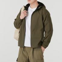 Timberland Men's Hooded Woven Jacket A2GUSA58 XS brown