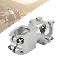 25.4*38 Aluminum Alloy Mountain Bike Short Handlebar Fixed Stem Cycling Accessory Silver beige