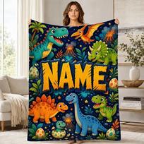 Dinosaur World Coral Fleece Blanket 75cm*90cm