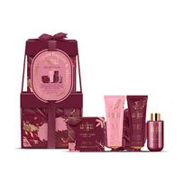 Grace Cole Velvet Plum & Soft Suede Body Care Gift Set - Dárková sada péče o tělo ( 5 ks )