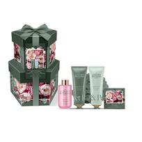 Grace Cole Rose & Peony Body Care Set ( Růže & Pivoňka ) - Dárková sada péče o tělo ( 5 ks )