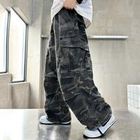 Boys' Cool Camo Pants - 2026 New Style, Straight Loose Fit, Versatile Autumn Wear 150cm kamufliažas