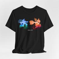 My Hero Academia Silhouette T-Shirt, Anime Graphic Tee, Unisex Jersey Shirt, 100 blue