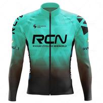 New 2025 Rcn Autumn Cycling Jersey Bib Pants Set Ropa Ciclismo Bicycle MTB Clothing Road Bike Suit Men Long Sleeve Bicicleta Set L