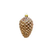 Eglutės žaisliukas Christmas Touch L081433, aukso sp., 12 cm, stiklas