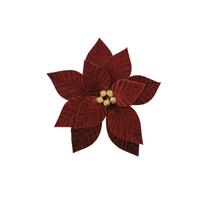 Dirbtinė gėlė, puansetija Christmas Touch, raudona sp., 30 cm