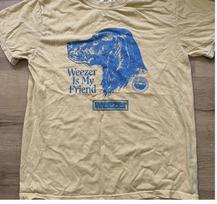 90s Weezer Rock Band Tour 2023 Graphic Basic Sand T shirt Unisex T-Shirt L gray