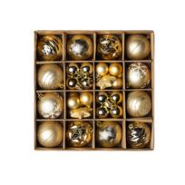 Eglutės žaisliukų rinkinys Christmas Touch N4/6024-PK, aukso sp., plastikas, 42 vnt.