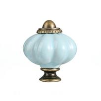 European Style Ceramic Pumpkin Handle Single Hole Drawer Knobs Retro Cabinet Knob  Kitchen Style5
