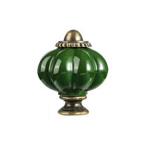 European Style Ceramic Pumpkin Handle Single Hole Drawer Knobs Retro Cabinet Knob  Kitchen Style6