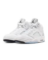HQ7978-103 Nike Air Jordan 5 Retro  White/Metallic Silver 10.5