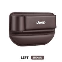 Nauja automobilio sėdynės plyšio laikymo dėžutė Sėdynės tarpas Kišenė Gaudyklė Organizatorius Jeep Wrangler Grand Cherokee Compass Renegade Cherokee Gladiator Q0