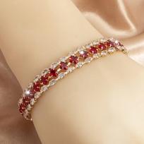 Personalized Retro Colorful Zirconia Diamond Bracelet for Women - 2026 High-End Niche Design, Versatile Temperament Jewelry.