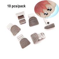 Ortodontinis liežuvio mygtuko tinklelio pagrindas Dantų įkandimo turbos liežuvio tramdiklis įpročio korekcijos mygtuko ortodontinės medžiagos 2 packs Bite A