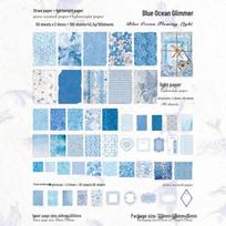 Mo Mo Retro Journaling Set: 100 Sheets, 4 Styles, Double Enjoyment Series white