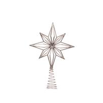 Eglės viršūnė Christmas Touch SY24B-D05, sidabro sp., 22 cm, plastikas/metalas