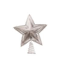Eglės viršūnė Christmas Touch SY24B-D07, sidabro sp., 23 cm, plastikas/metalas