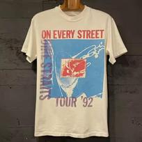Dire Straits Every Street Vintažiniai marškinėliai 90-ųjų Retro Roko Grupės Marškinėliai Ikoniško Albumo Patogūs Apvaliu Kaklu Įprasto Kirpimo 150 gray