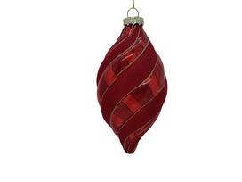Eglutės žaisliukas Christmas Touch EBB440062, aukso sp./raudona sp., 13 cm, stiklas