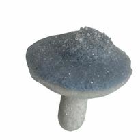 Eglutės žaisliukas Christmas Touch Mushroom, mėlyna sp., 8 cm, poliesteris/putų polietilenas