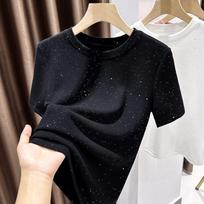 Women's Double-Sided Brushed Thermal Short-Sleeve Slim Fit Round Neck Base Layer Top 2026 XL