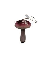 Eglutės žaisliukas Christmas Touch Mushroom, rožinė sp., 13 cm, poliesteris/putų polietilenas