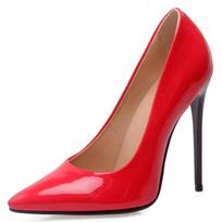 Mada 12 cm Aukštakulniai Pompos Batai Moteris Žalia Geltona Rožinė Raudona Raštuoti Moteriški Kulnuoti Vakarėlio Biuro Vestuviniai Batai Moteriški Dideli Dydžiai 45 50 49 red