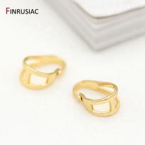 14K paauksuotas karabinas pakabukams, grandinėlėms, papuošalų gamybai 10 Pieces beige