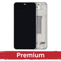 Ekranas skirtas Samsung A366 A36 5G su rėmeliu / Lavender / OEM