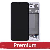 Ekranas skirtas Samsung A566 A56 5G su rėmeliu / Lightgray / OEM