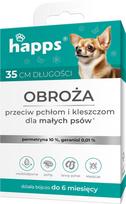 HAPPS – antkaklis nuo blusų ir erkių, skirtas mažiems šunims, 35 cm