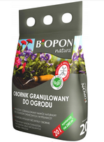 BIOPON NATURAL granuliuotas mėšlas sodui, 20 l