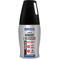 BROS Skystis nuo uodų ir erkių, 50 % DEET, 50 ml