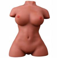 Realistinis Tpe torsas 7.6 kg su minkšta krūtine ir skeletu