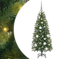 vidaXL Dirbtinė Kalėdų eglutė Žalia 120 cm PE ir PVC