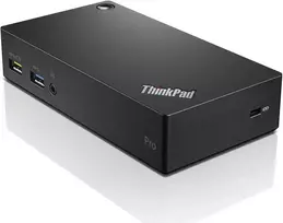 Lenovo 40A70045IT dokavimo stotelė / prievadų replikatorius, laidinis, USB 3.2 Gen 1 (3.1 Gen 1) Type-B, juoda
