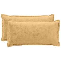 vidaXL Mesti pagalvė 2 vnt. HOUTEN Taupe 40 x 70 cm Flanelė
