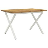 vidaXL Gyvas kraštas valgomojo stalas 120 x 70 x 75 cm