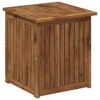 vidaXL Sodo saugojimo dėžė Kietos akacijos mediena 48,5 x 49 x 53,5 cm