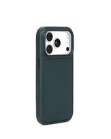 Mujjo Troubadour modulinis odinis telefono dėklas Apple iPhone 18 Pro / 17 Pro, MagSafe, obsidiano žalias