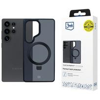 3MK Smoke Case Mag&Stand dėklas telefonui Samsung Galaxy S25 Ultra, juodas