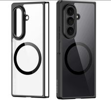 Dux Ducis Aimo Hybrid dėklas Samsung Galaxy Z Fold8 Ultra telefonui, su MagSafe funkcija, juodos spalvos