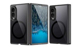 Dux Ducis Aimo Hybrid dėklas Samsung Galaxy Z Fold8 telefonui, su magnetais, juodos spalvos
