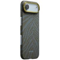 PITAKA Edge Case Breath of Veins dėklas Apple iPhone Air telefonui, dive green